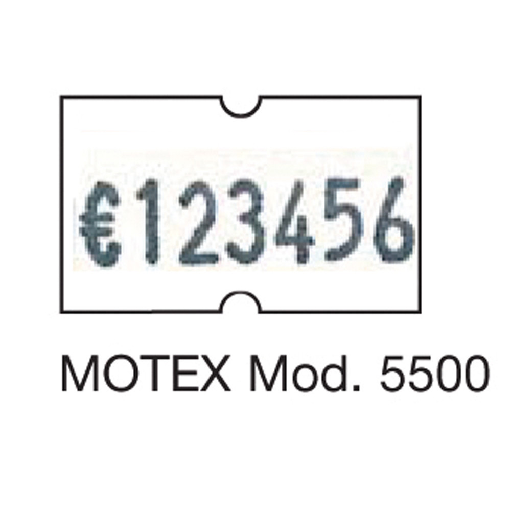 ETICHETTE REMOV PREZZAT.GM-GS-MOTEX5500(RT.1000ET)X12MM