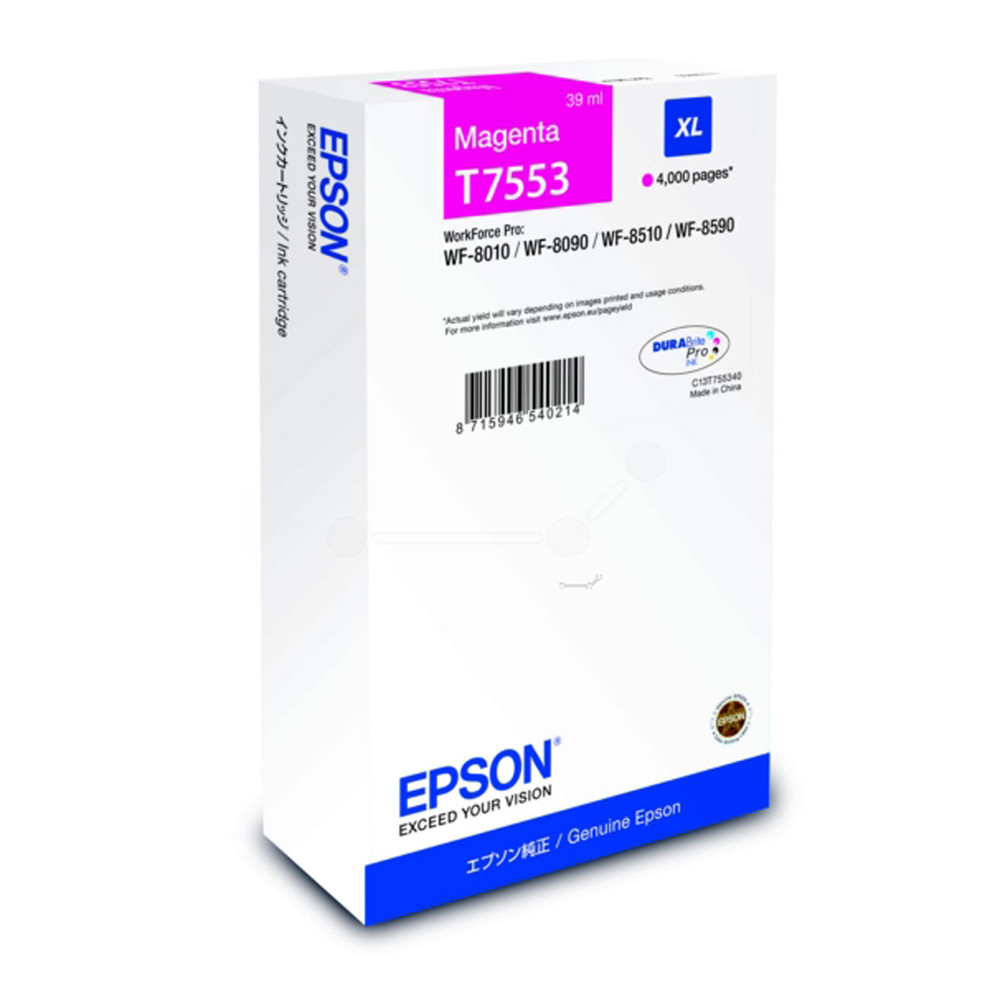 C13T75634N CARTUCCIA MAGENTA EPSON WF-8090 (1,5K)