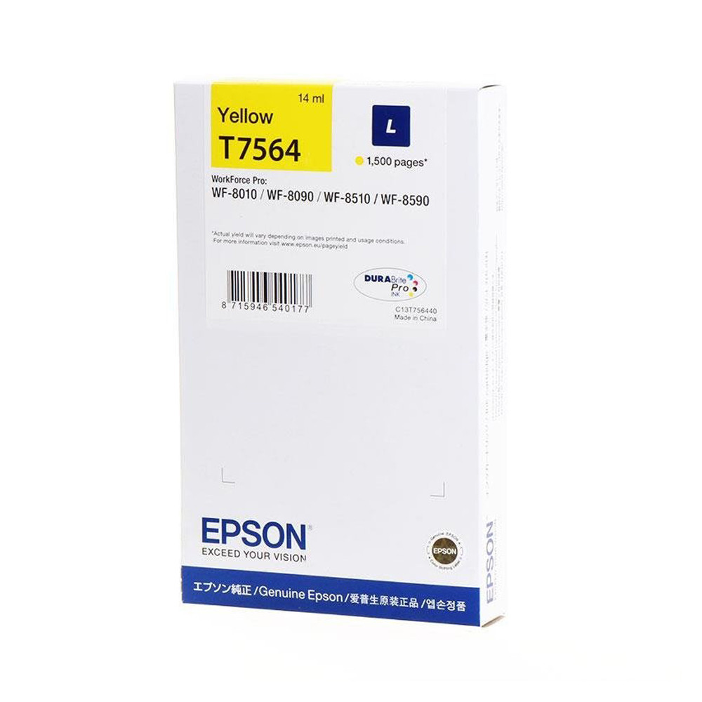 C13T75644N CARTUCCIA GIALLO EPSON WF-8090 (1,5K)