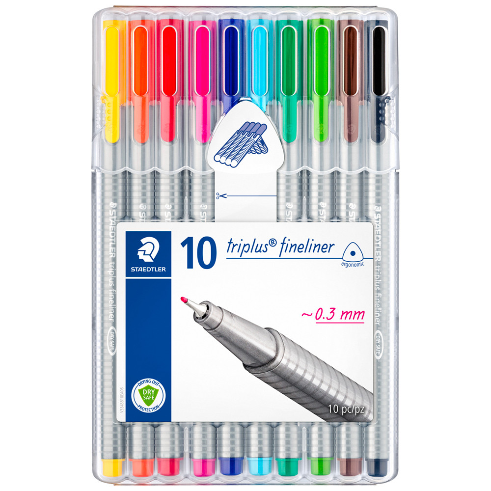 PENNARELLI TRIPLUS FINELINER STAEDTLER (CF.10PZ)