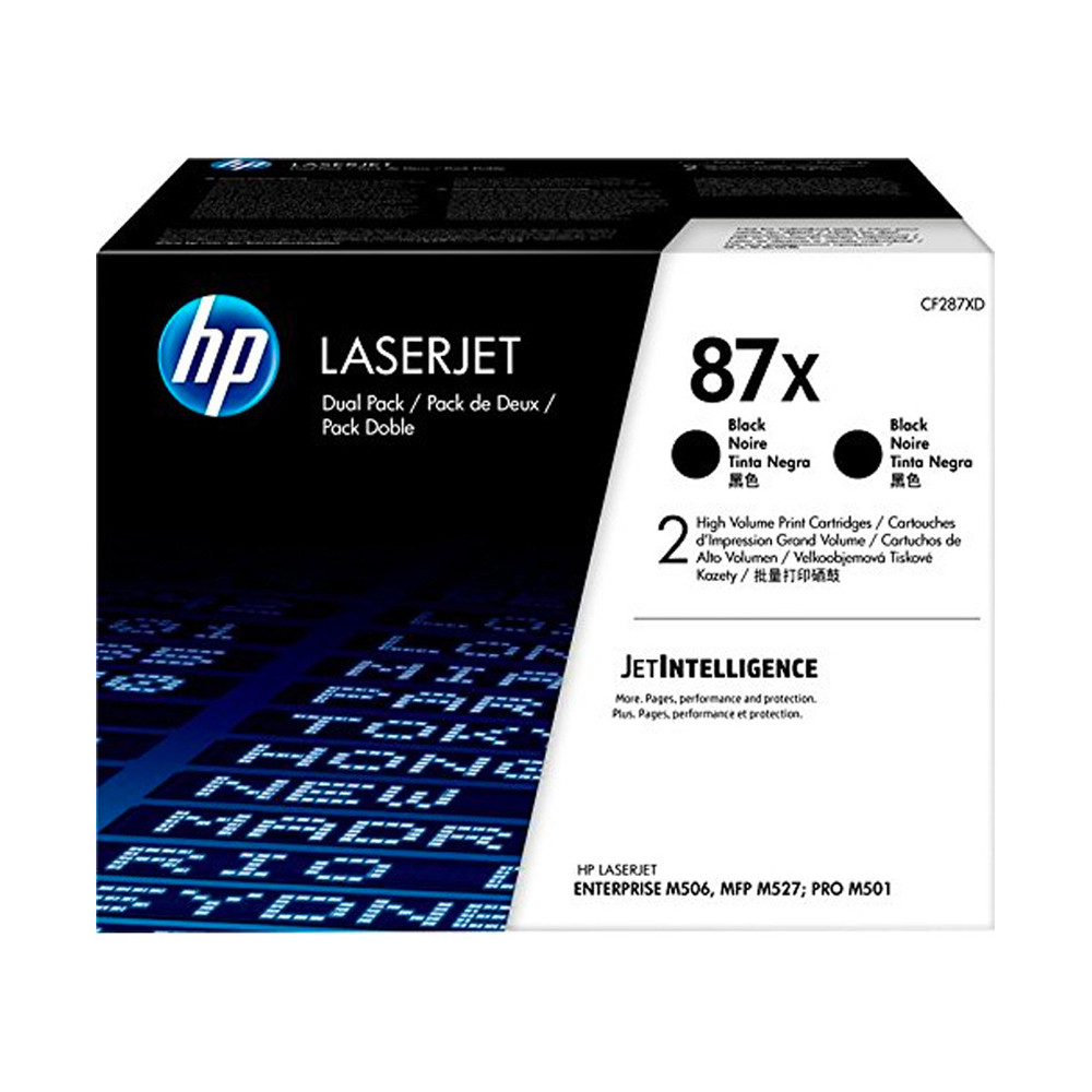 87X TONER HP CF287XD PER LASERJET ENTERPRISE M506DN 2-