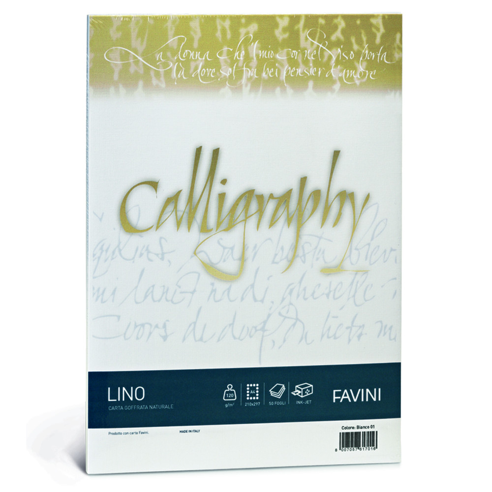 CARTA 4A FAVINI CALLIGRAPHY LINO 200GR (CF.50FF)