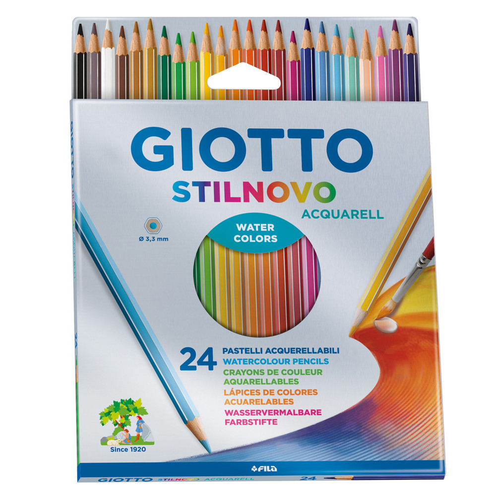 PASTELLI ACQUARELL GIOTTO STILNOVO 3,3MM (CF.24PZ)