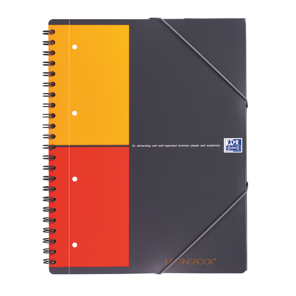 BLOCCO SPIRALATO MEETINGBOOK CON ELAS. A4+ 80G 5MM