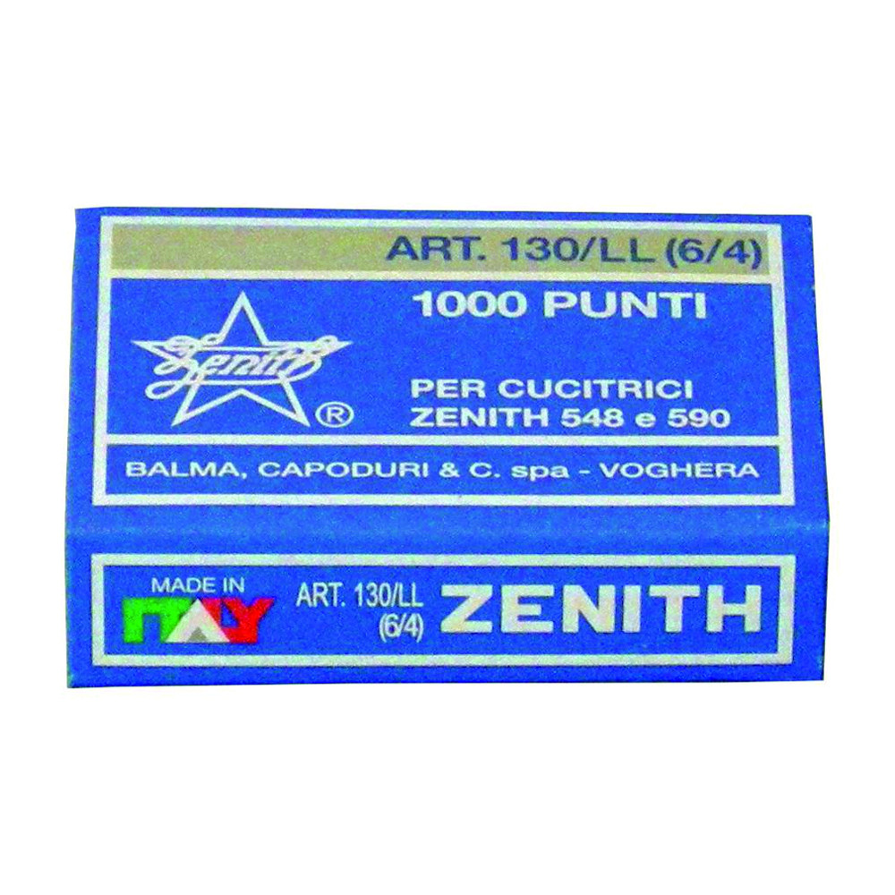 PUNTI METALLICI ZENITH 130/LL (CF.1000PZ)