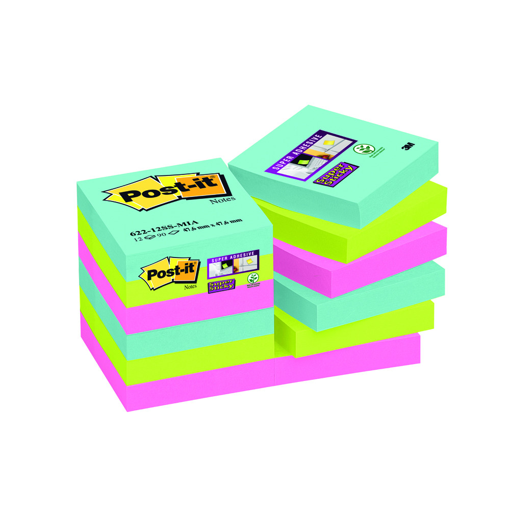 POST-IT S.STICKY 47,6X47,6 MM 90 FF COSMIC(CF.12PZ)