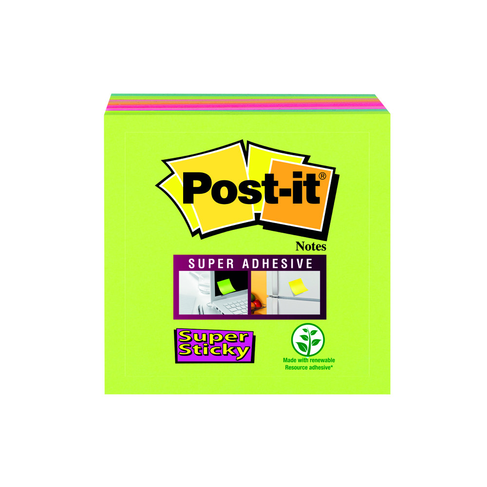 POST-IT S.STICKY 76X76 MM 45 FF ARCOBALENO (CF.8PZ)