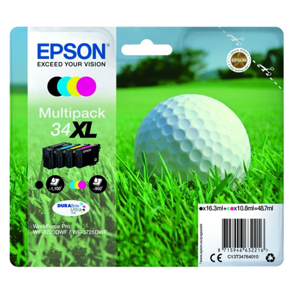 C13T347640   MULTIPACK EPSON WF-3720 WF-3725DW