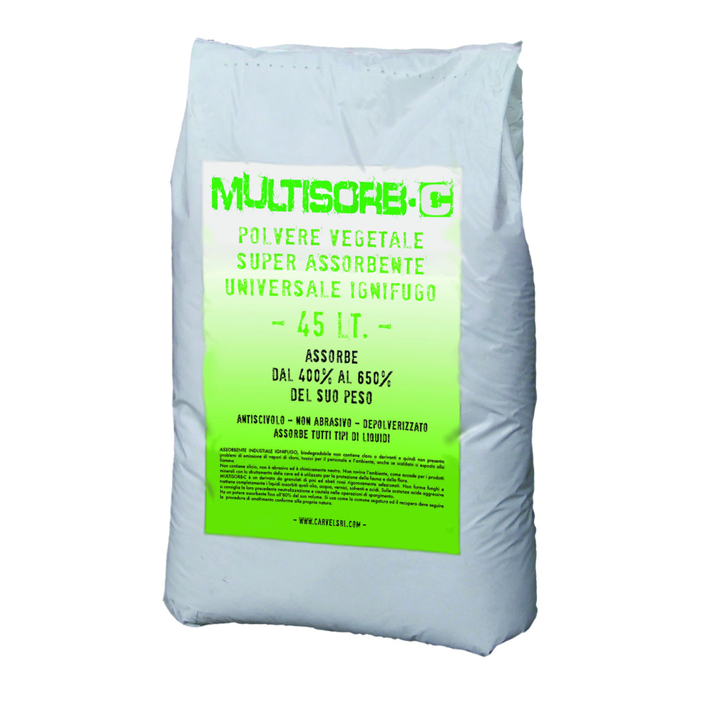 POLVERE ASSORBENTE MULTISORB-C SACCO DA 6KG