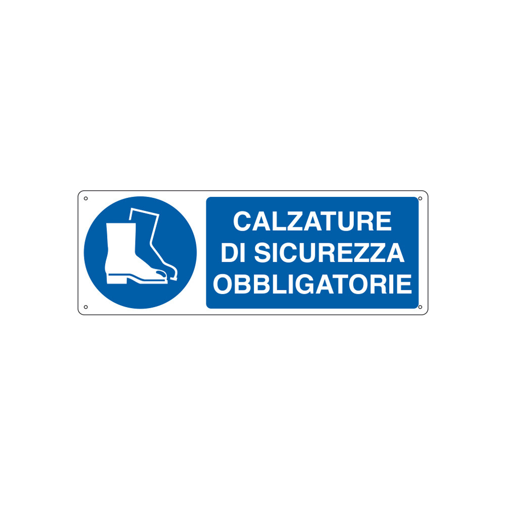 CART.ALL. 0.5 12.5X35CM  "CALZ. DI SICUREZZA OBBL"