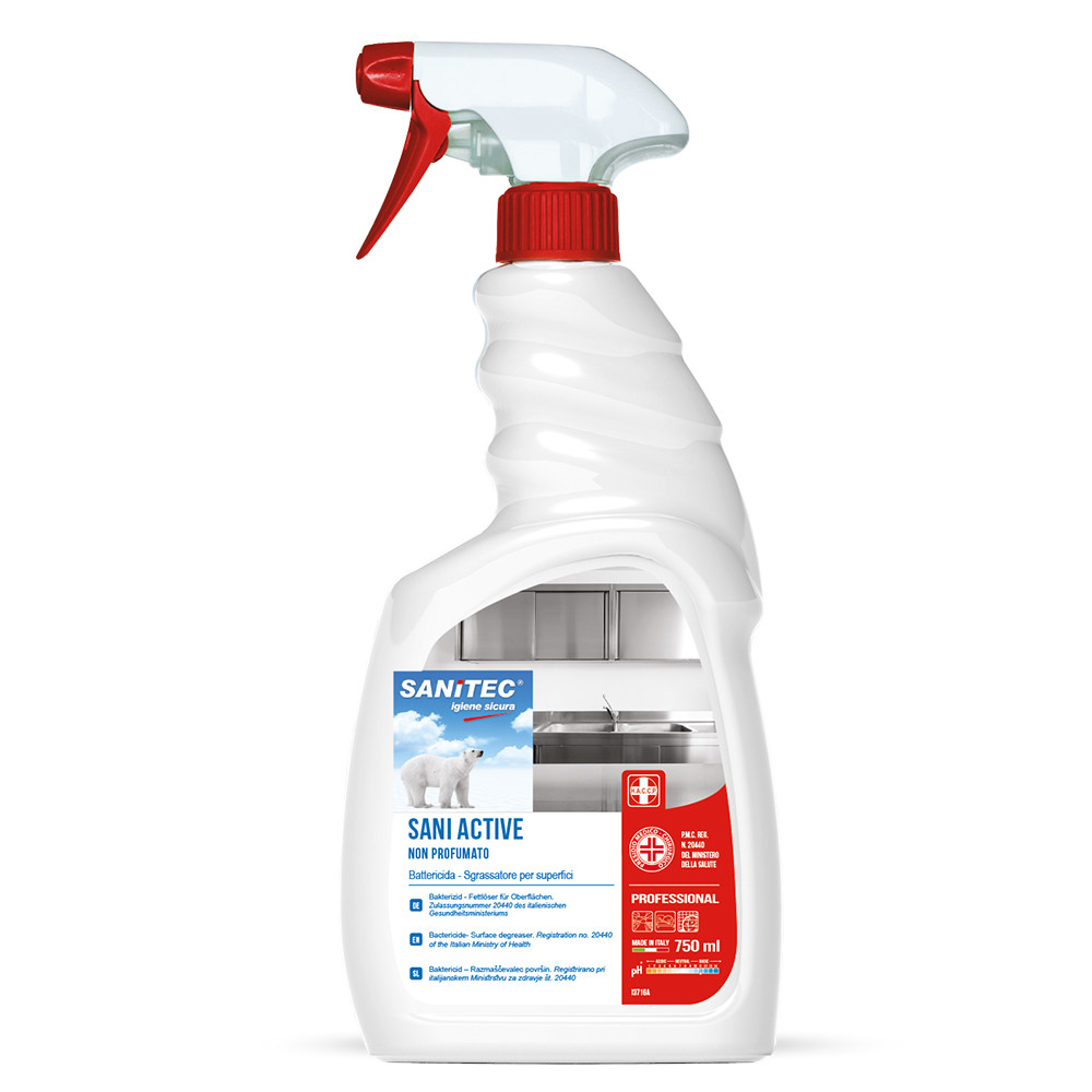 SGRASSATORE DISINFETTANTESANI ACTIVE 750ML