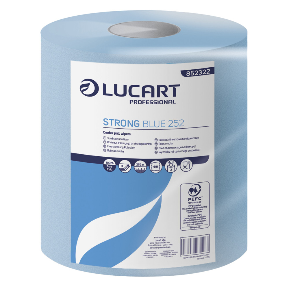 ASCIUGATUTTO LUCART STRONG BLUE 252 681 STRAPPI