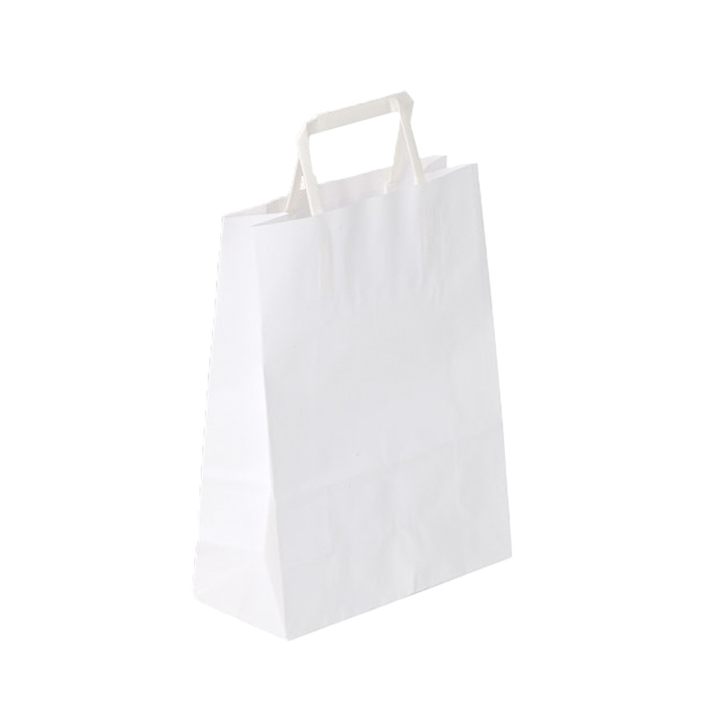 SHOPPER CARTA MAN.PIATTA 80GR 180X80X250MM (CF.100PZ)