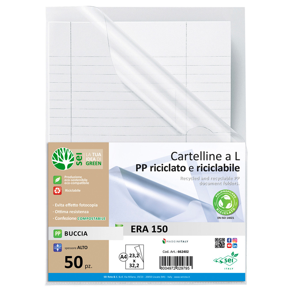 CARTELLA A L PPL SEI ERA 150 GOFFRATA (CF.50PZ)