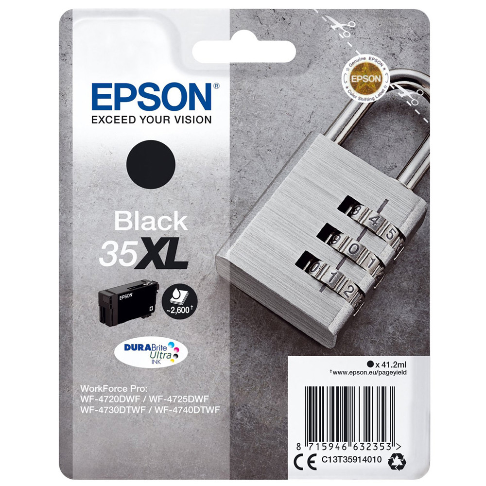 C13T359140   EPSON CARTUCCIA NERO 35XL LUCCHETTO