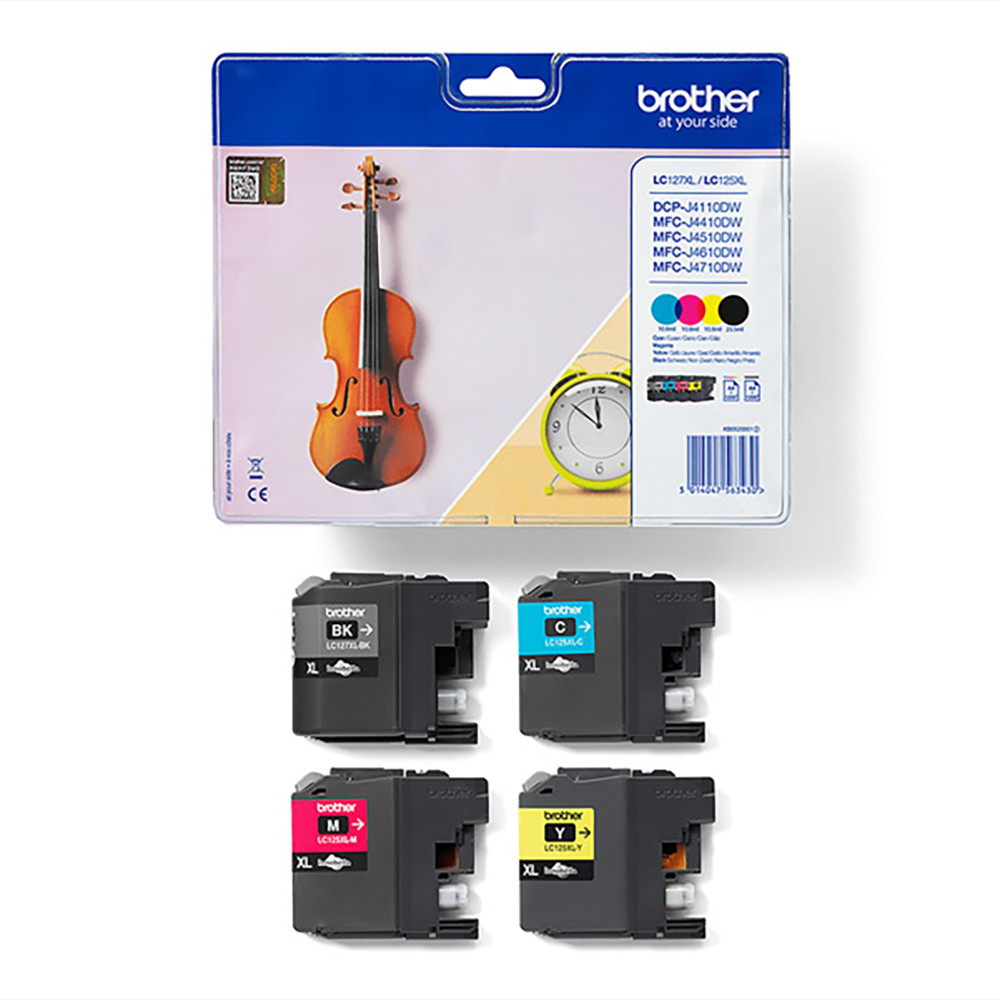 LC127XLVALBP BROTHER KIT 4 CARTUCCE COLORE MFC-J4410DW