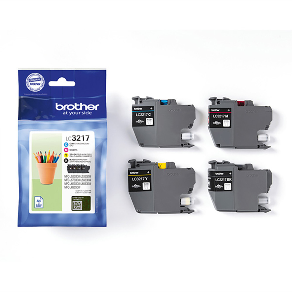 LC3217VAL BROTHER KIT 4 CARTUCCE COLORE