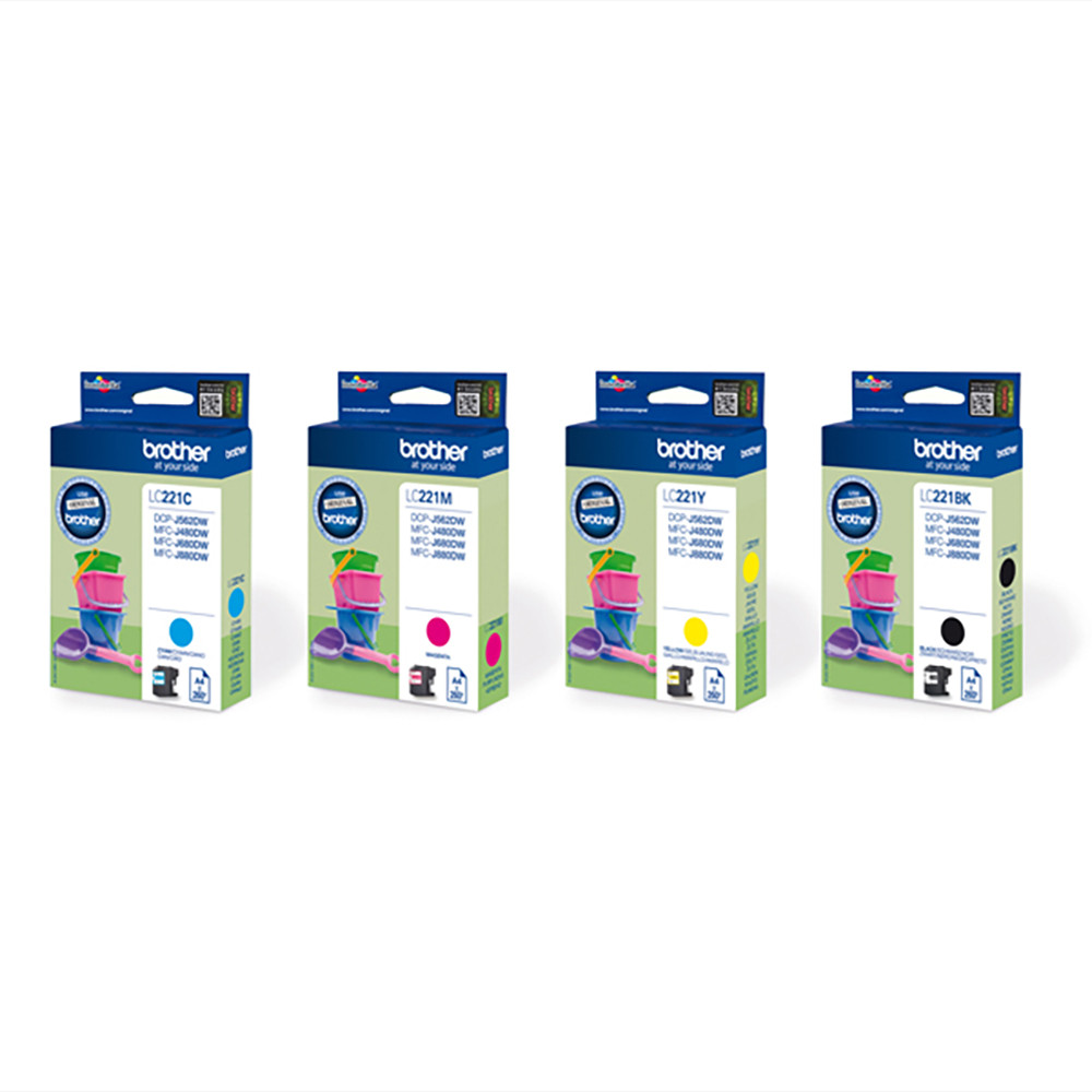 LC221VALBP CARTUCCIA BROTHER MFC-J4620DW J4420DW