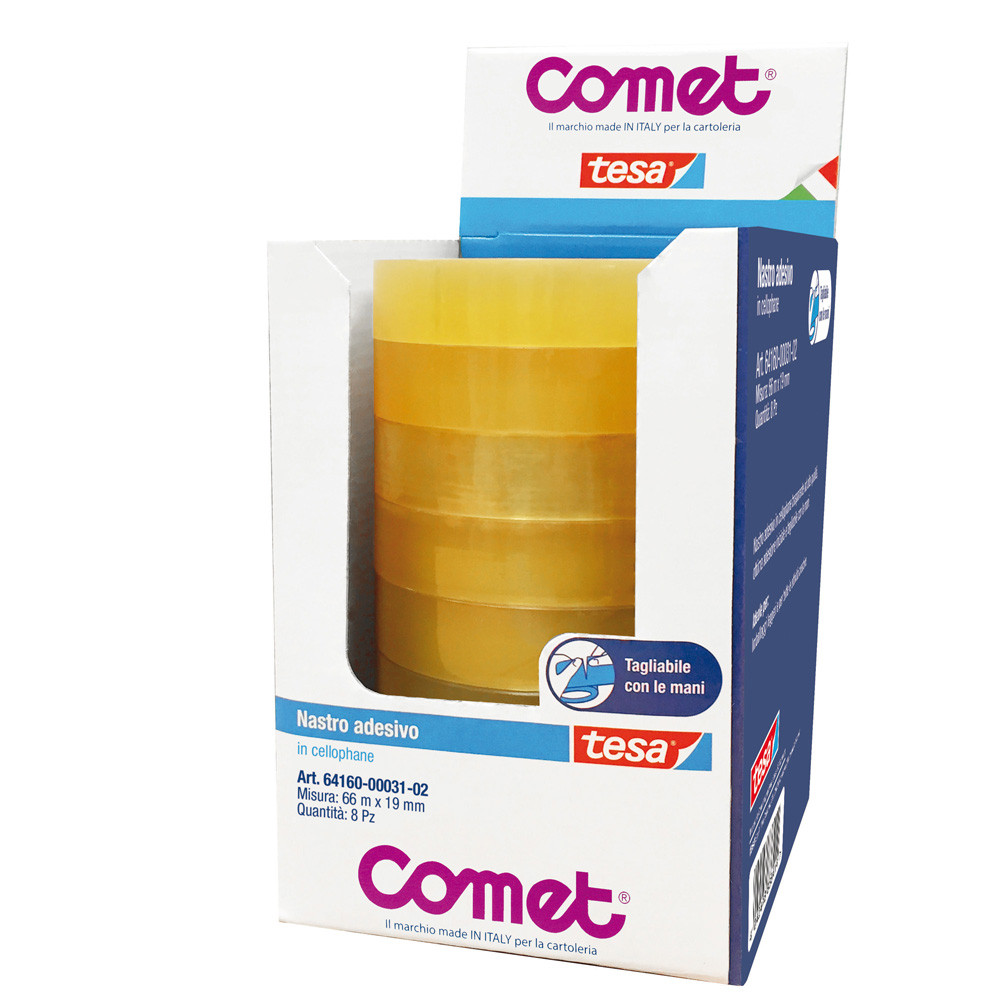 NASTRO COMET 64-160 MM19X66MT DA IMBALLO TRASPAREN