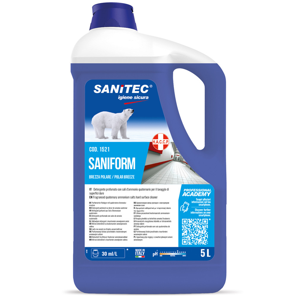 DETERGENTE SANIFICANTE   SANIFORM 5KG BREZZA POL.