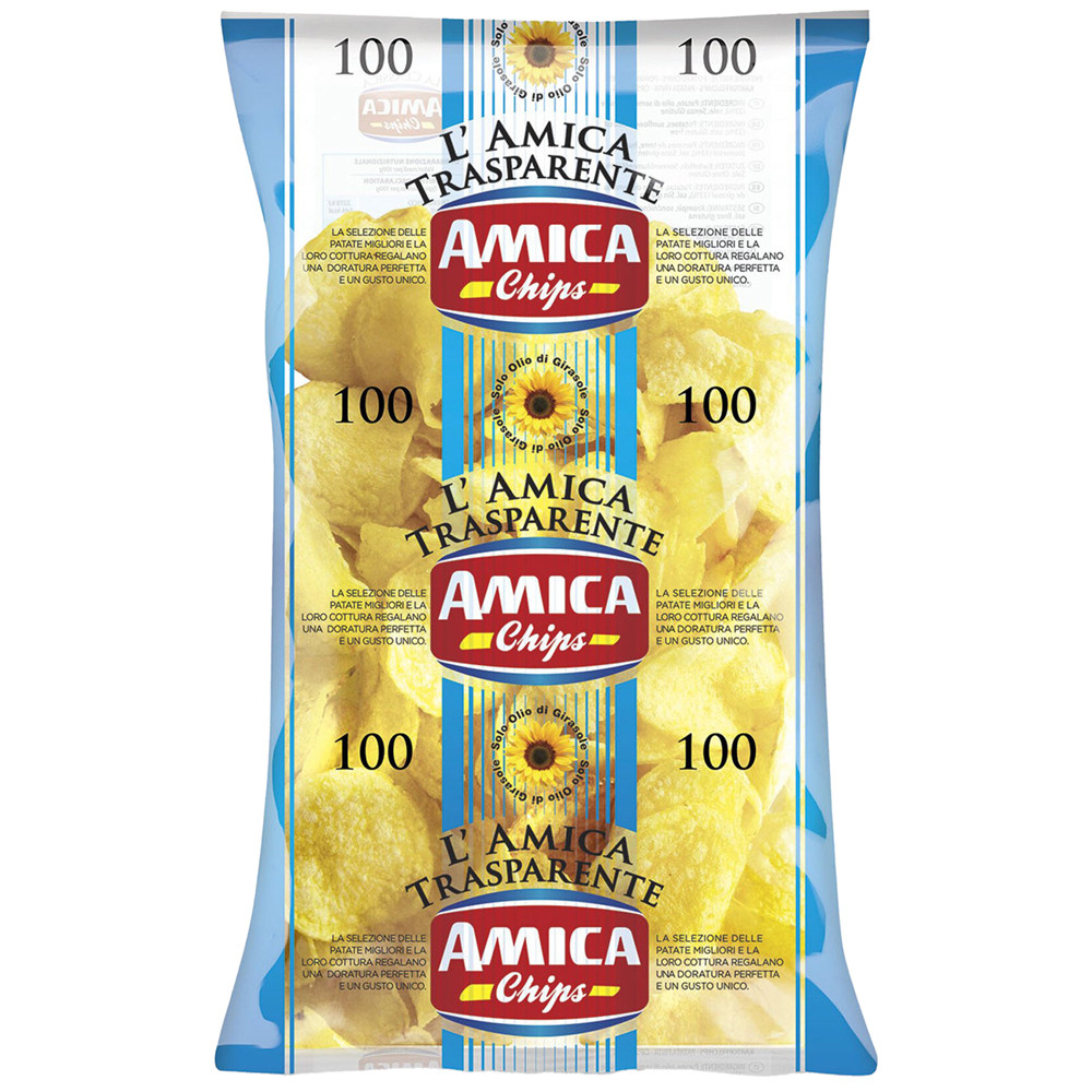 PATATINE AMICA CHIPS IN  SACCHETTO DA 100GR