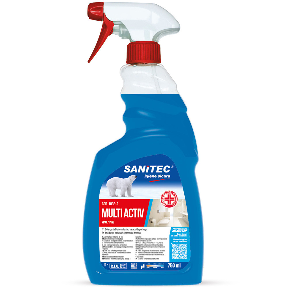 DETERGENTE SANIFICANTE SANITEC 750ML MULTI ACTIV