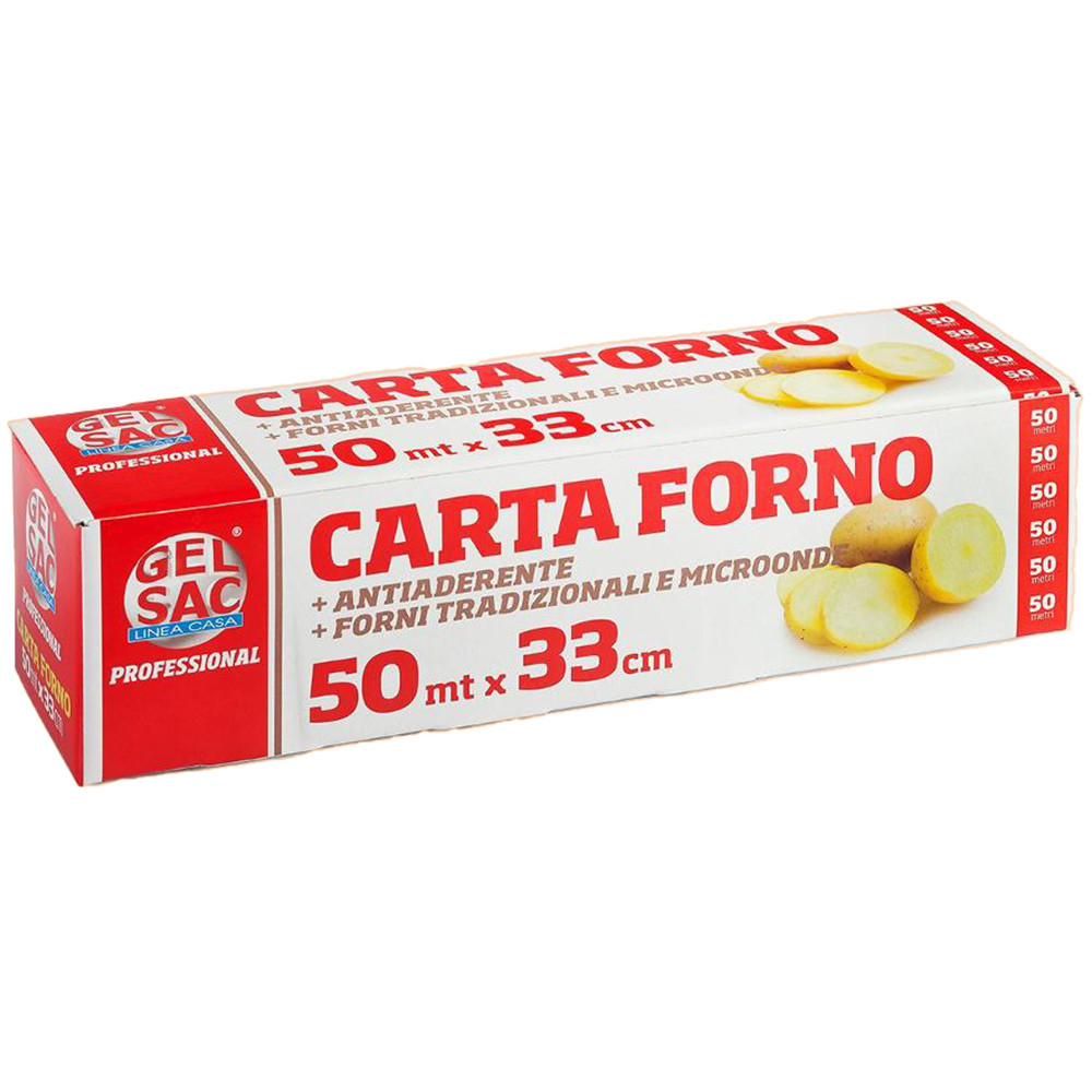 ROTOLO CARTA FORNO 300MM X 50MT