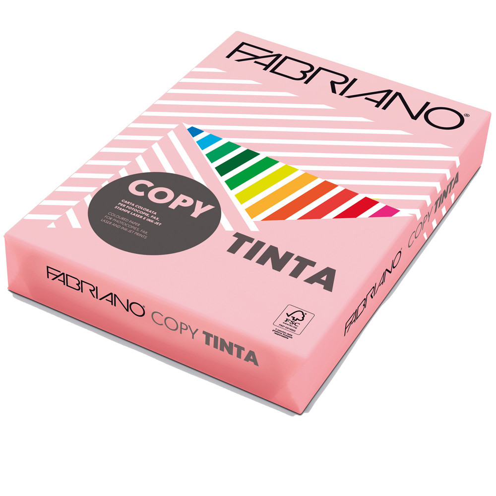 CARTA A4 FABRIANO COPY TINTA 160GR ROSA CIPRIA