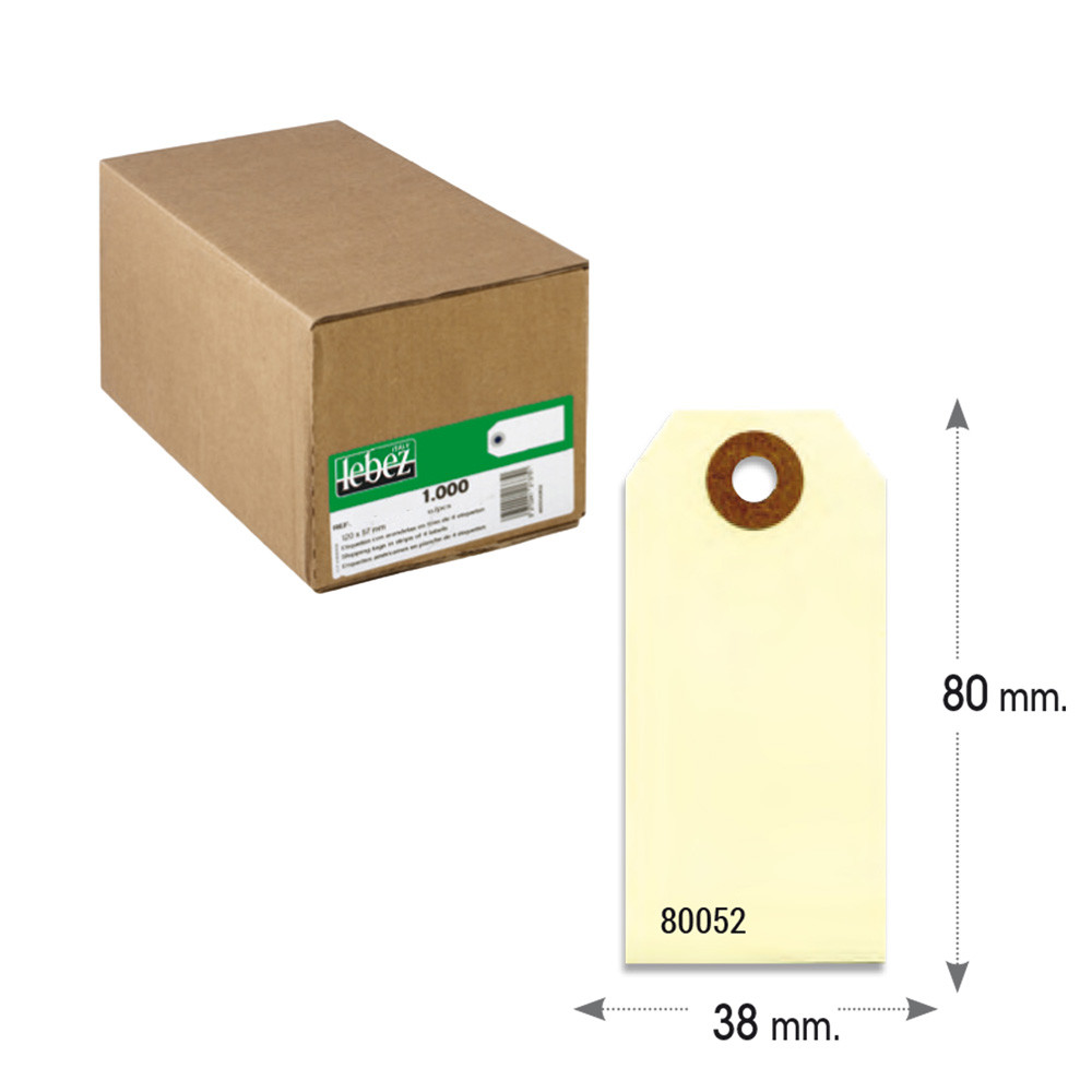 ETICHETTE PER SPEDIZIONE F.TO 80X38MM (CF.1000PZ)