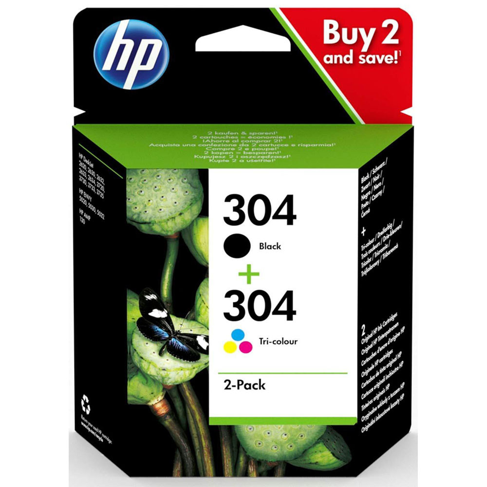 304 MULTIPACK HP 3JB05AE PER DESKJET 3720 3730 2620 37