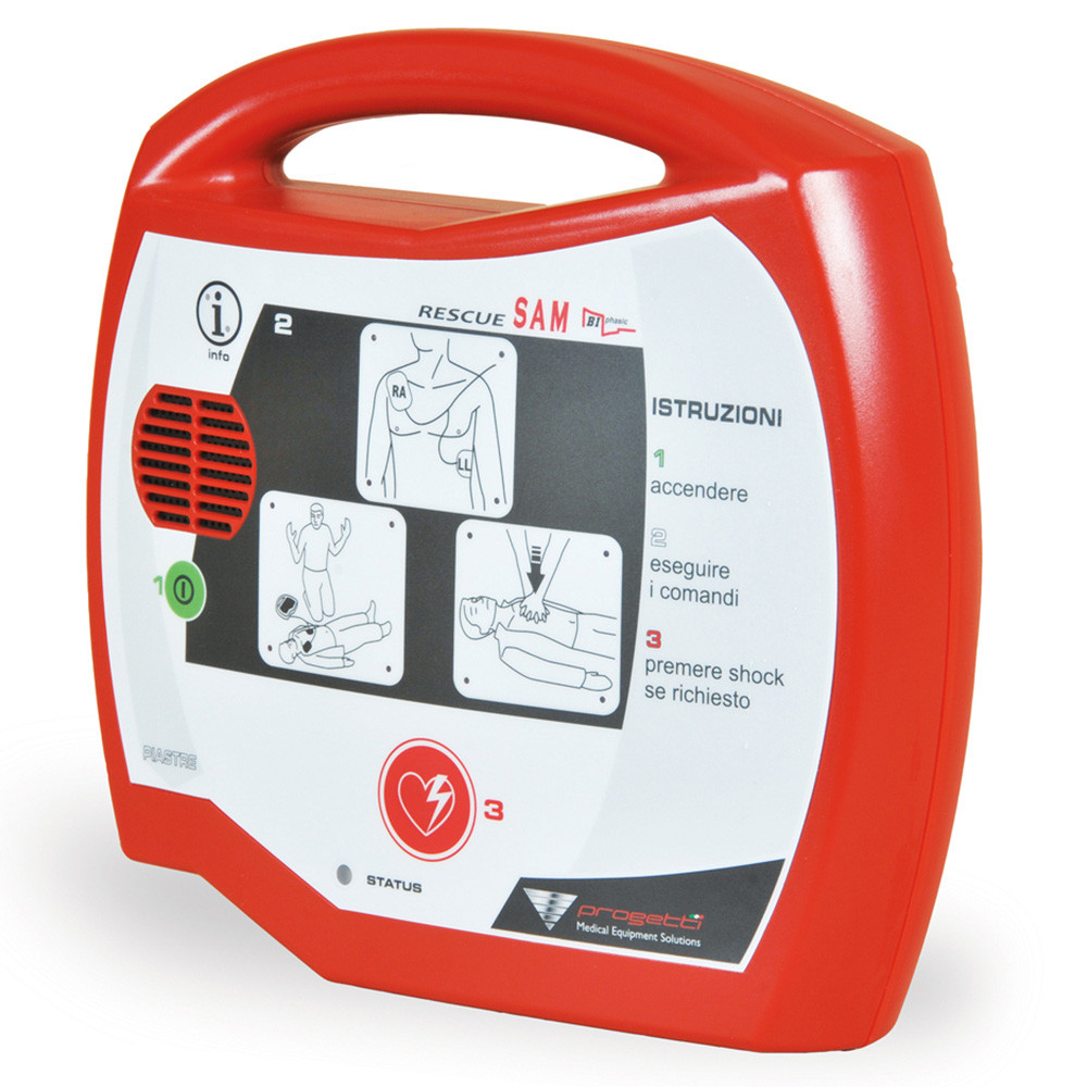 DEFIBRILLATORE SEMI AUTOMATICO RESCUE SAM