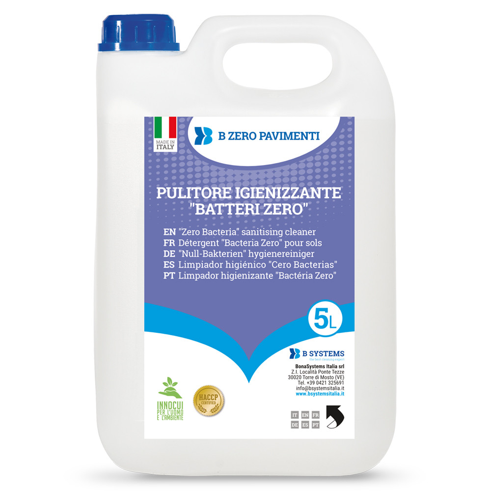 DETERGENTE UNIVERSALE    B ZERO PAVIMENTI 5L