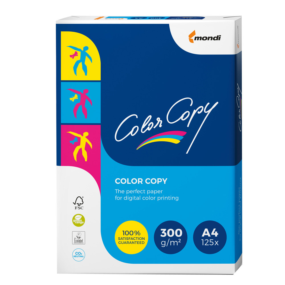 CARTA A4 MONDI COLOR COPY 300GR (CF.125FF)