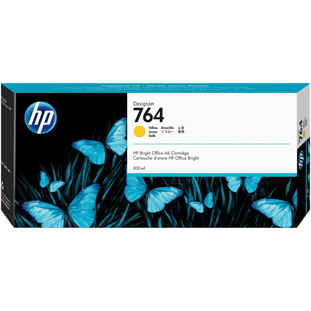 764 CARTUCCIA HP C1Q15A  GIALLO 300ML