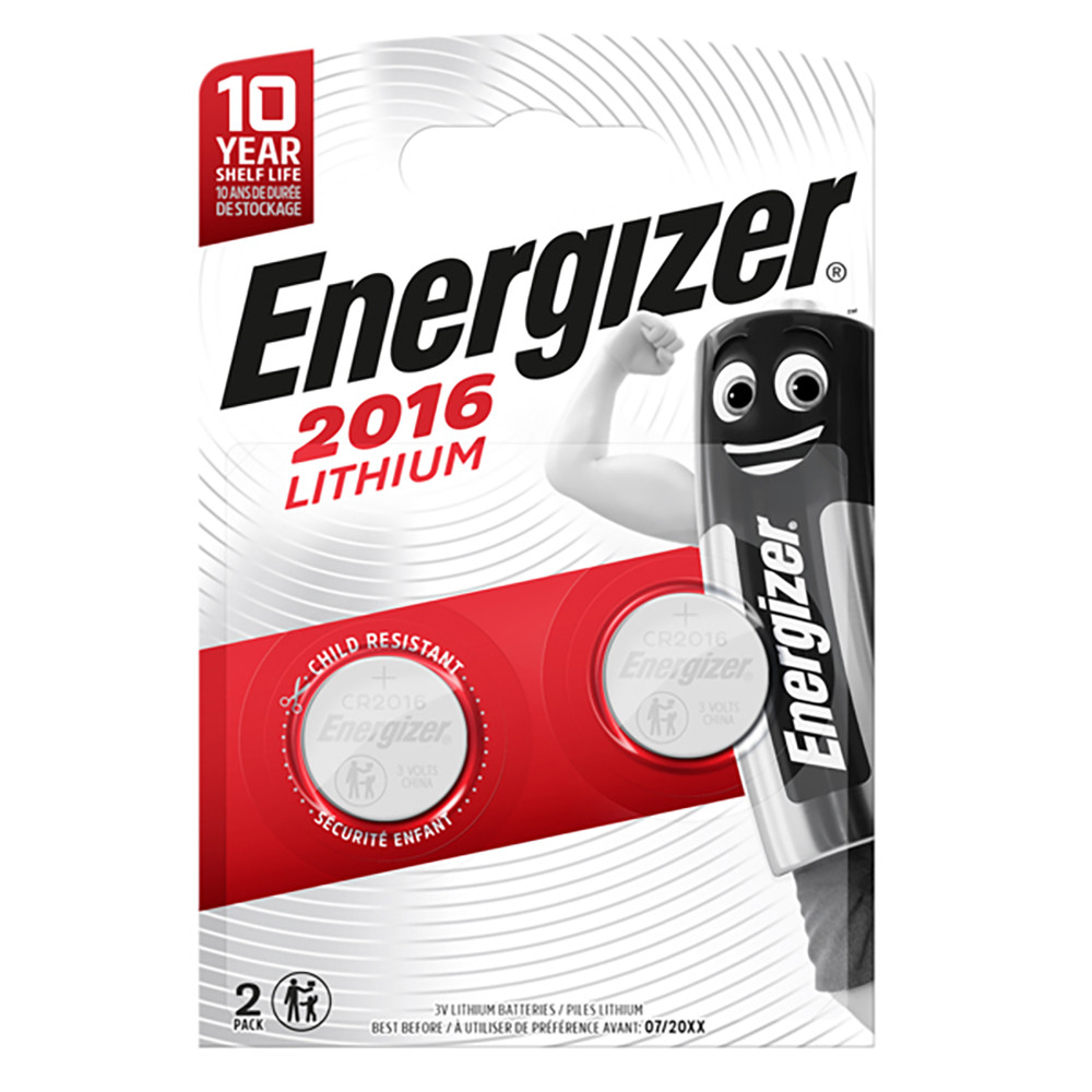 BATTERIA CR2016 3V LITIO (CF.2PZ) ENERGIZER
