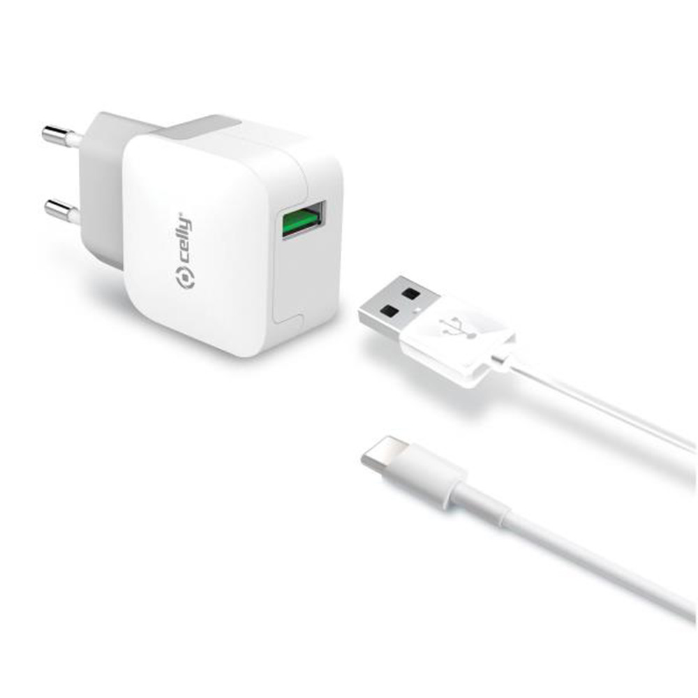 CELLY CARICABATTERIA CON USB TYPE-C CABLE [TURBO]