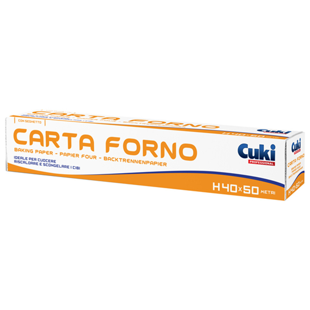 ROTOLO CARTA FORNO 400MM X 50MT CUKI PROFESSIONAL