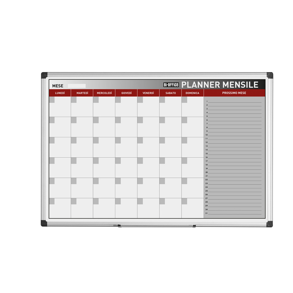 PLANNING MAGNETIOCO MENSILE 90X60 CM BI-OFFICE