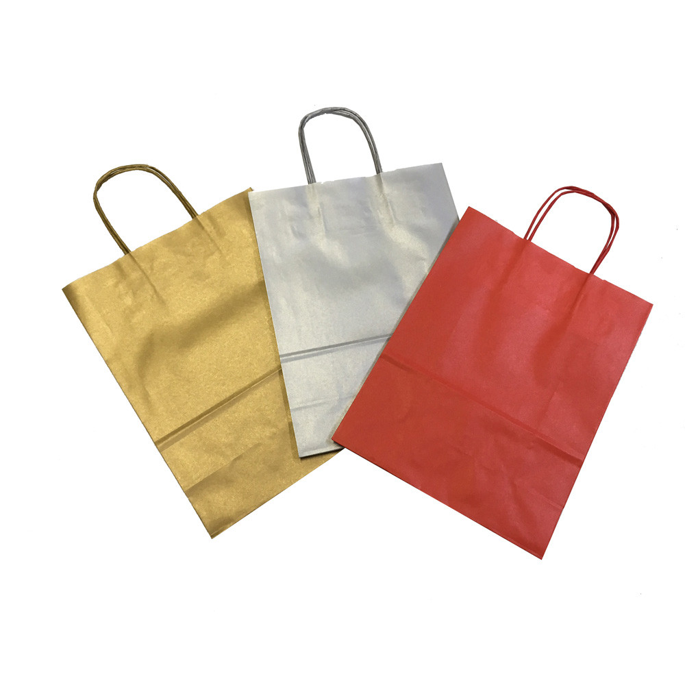 SHOPPER CARTA MANIGLIE CORDINO 26X11X35CM CONF25PZ