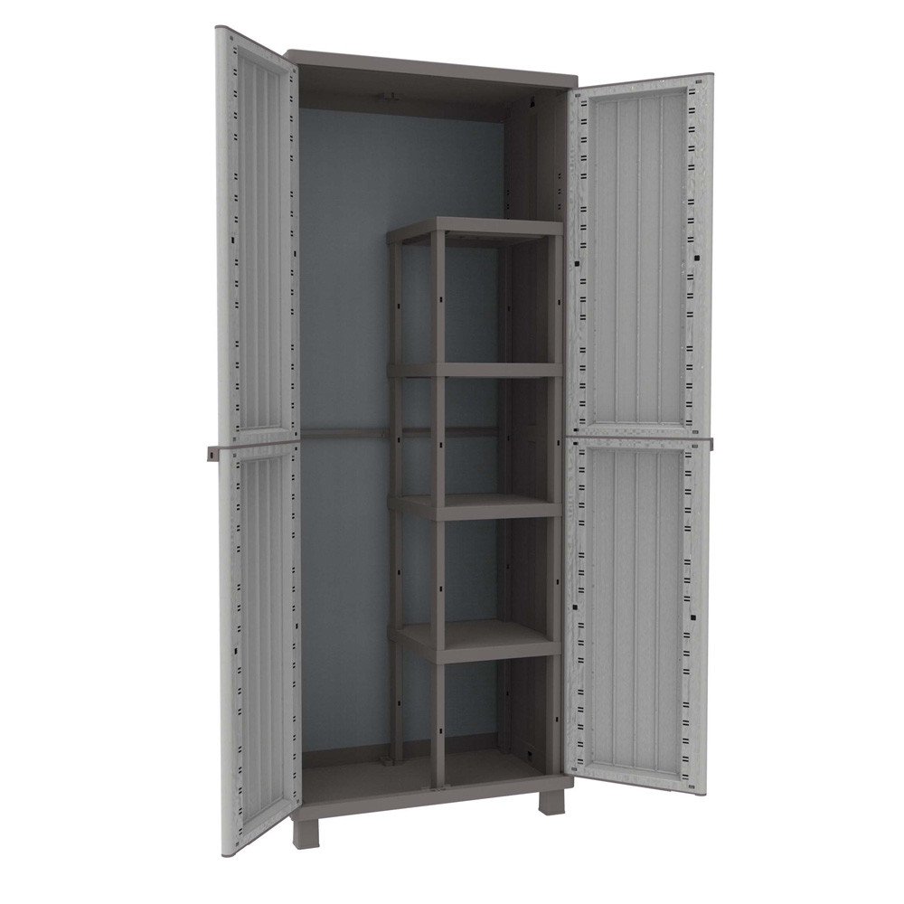 ARMADIO DUE ANTE PORTASCOPE CON RIP 68X37,5XH170CM