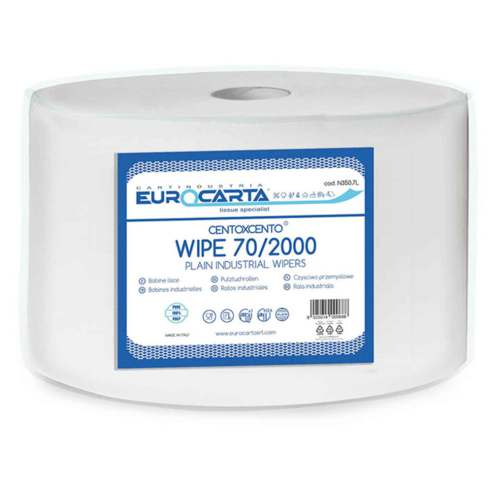 ASCIUGATUTTO WIPE 70 2000STR PURA CELLULOSA 2 VELI