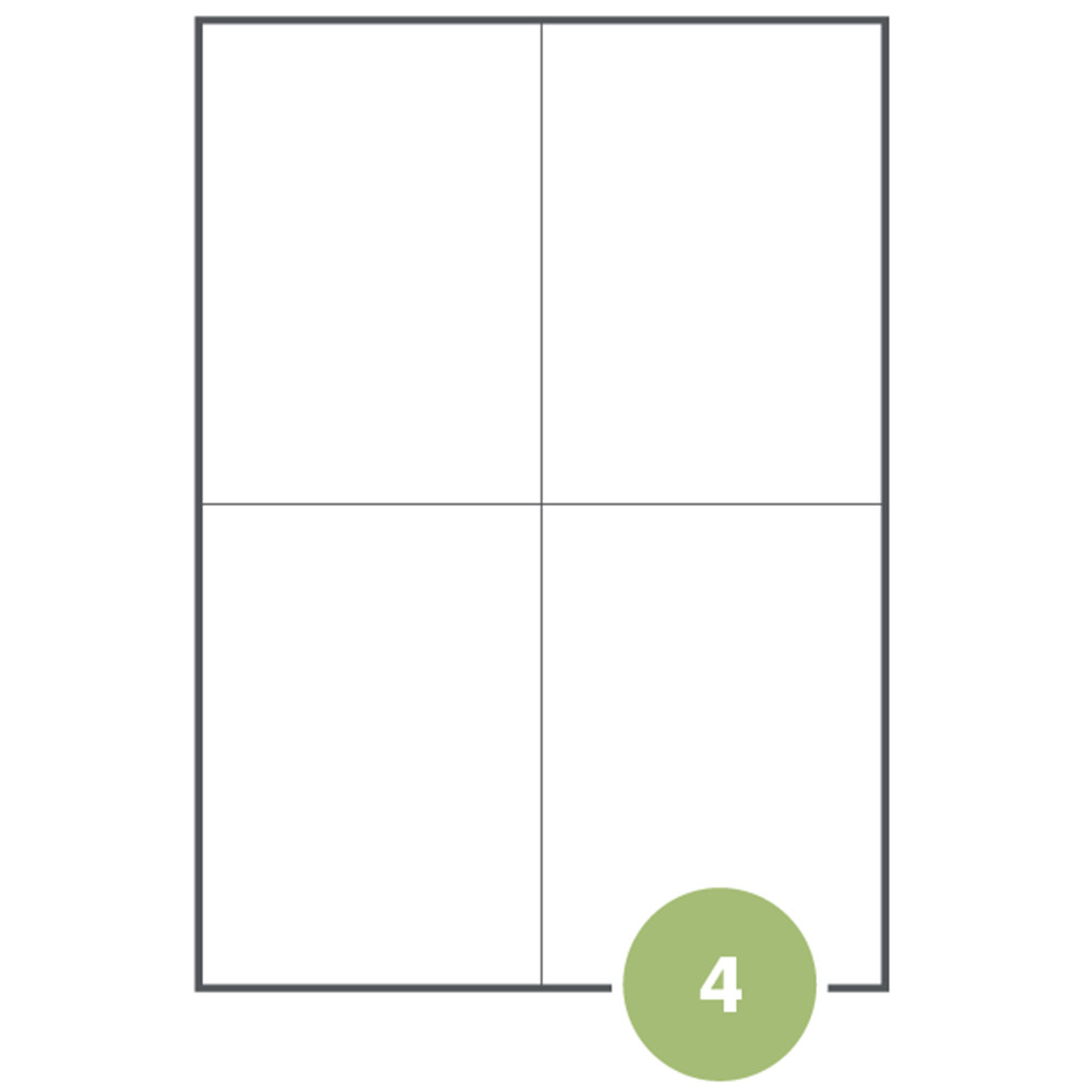 ETICHETTE NATURE 105X148 (4ET.X100FF) S/MARGIN