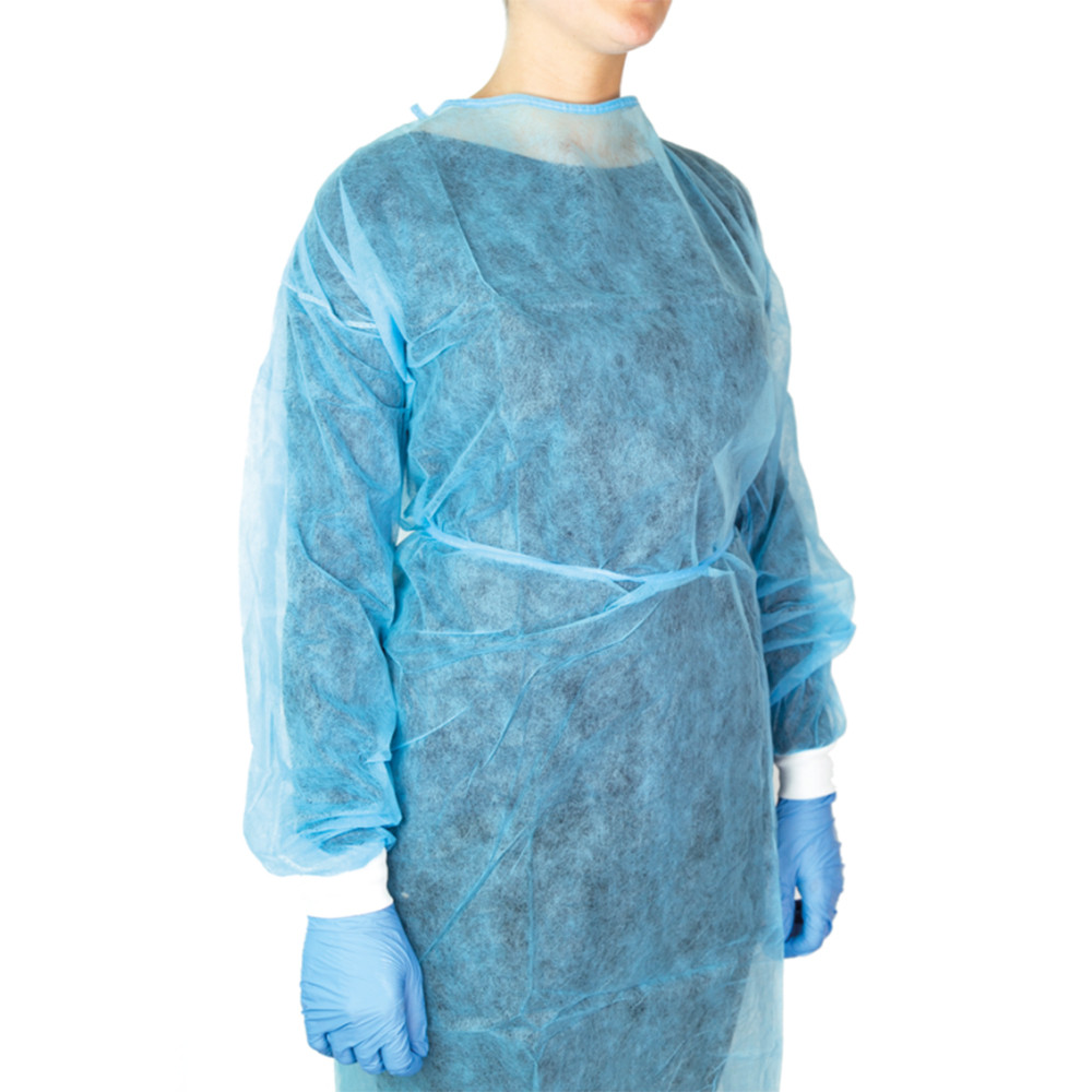 CAMICE MONOUSO IN TNT STERILE COLORE BLU (CF.50PZ)