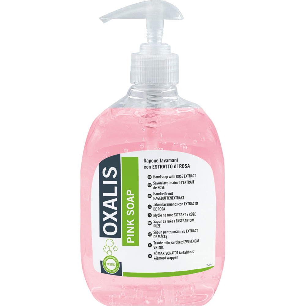 SAPONE LAVAMANI OXALIS PINK ESTRATTO DI ROSA 500ML