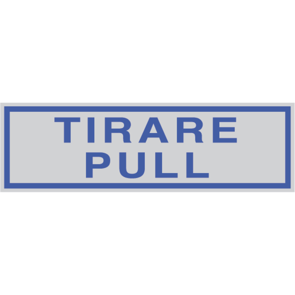 ETICHETTA ARGENTO "TIRAREPULL"