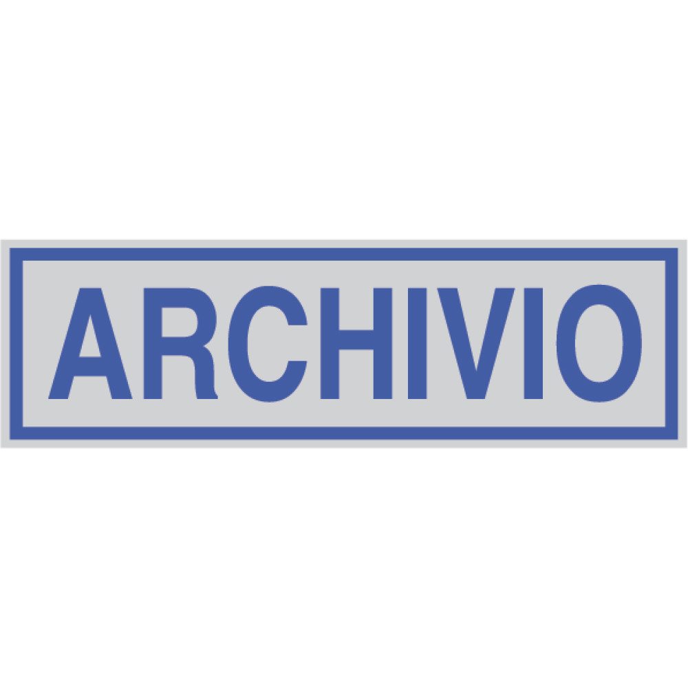 ETICHETTA ARGENTO "ARCHIVIO"