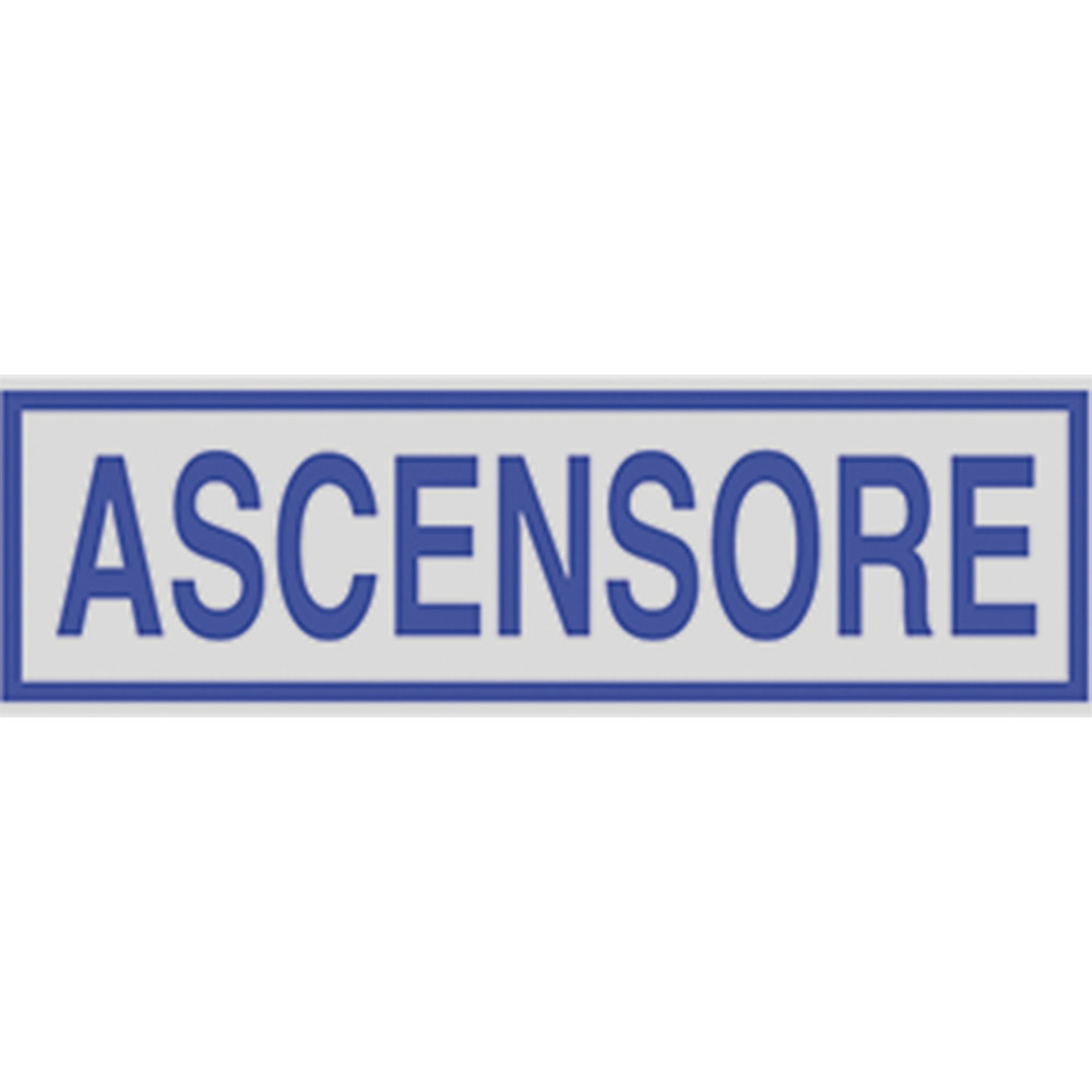ETICHETTA ARGENTO "ASCENSORE"
