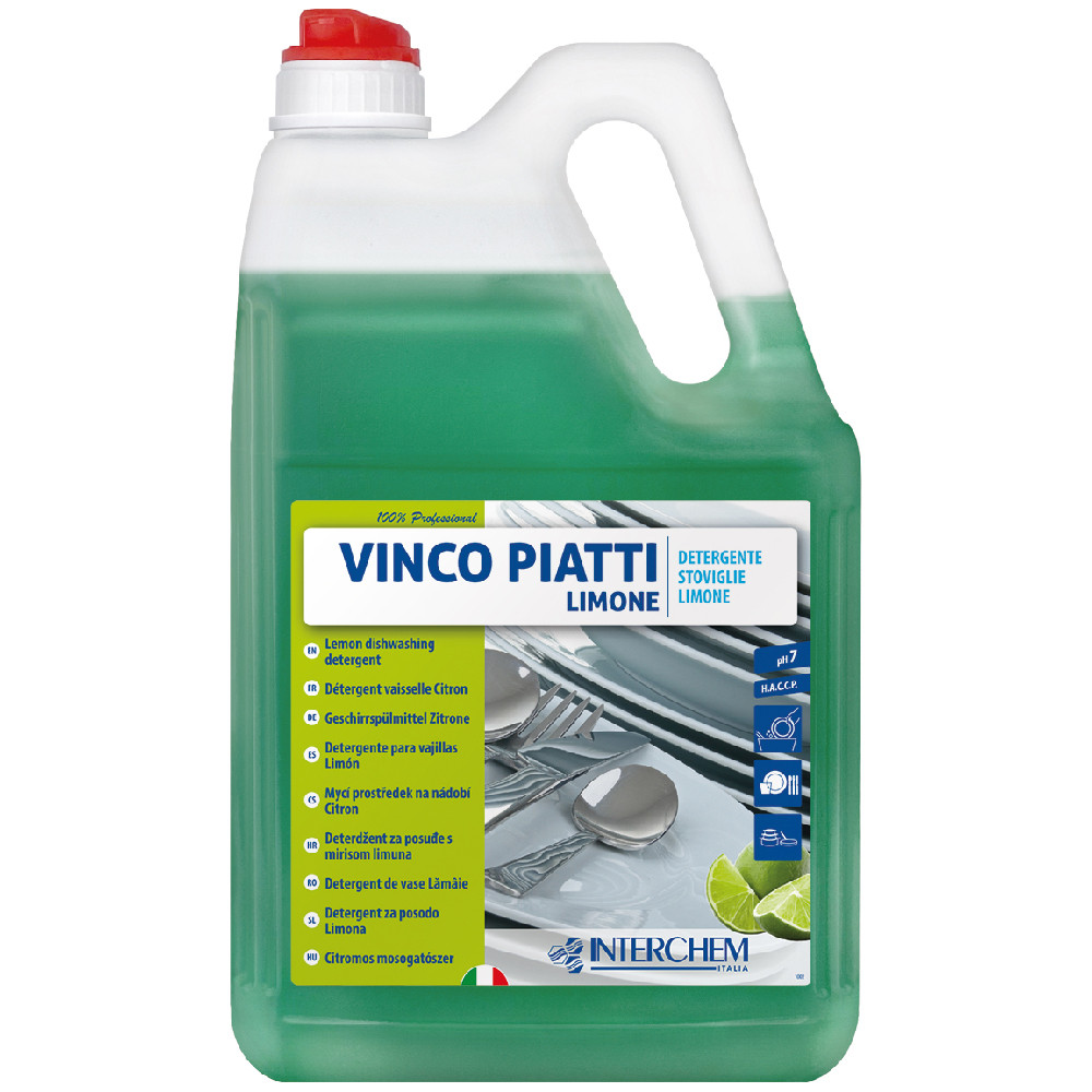 DETERGENTE PIATTI LIMONE VINCO TANICA 5 KG