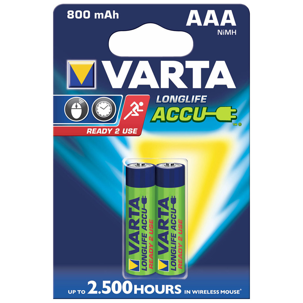 BATTERIA RIC. VARTA ACCU MINISTILO AAA (CF.2PZ)