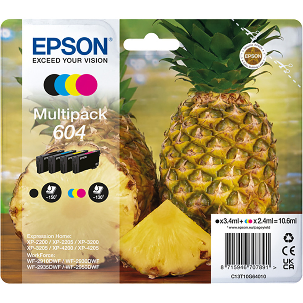 C13T10G64010 CARTUCCIA EPSON MULTIPACK XP-2200/05